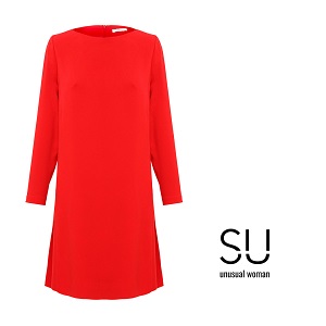 Czerwona sukienka SU